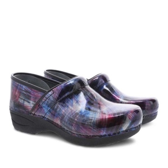 Dansko XP 2.0 Color Sweep Patent Clogs - Picture 1 of 7